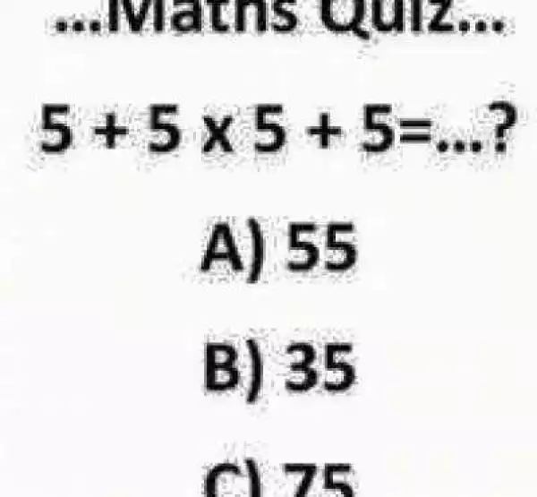 Who Can Solve This "Very Difficult" Math Quiz?